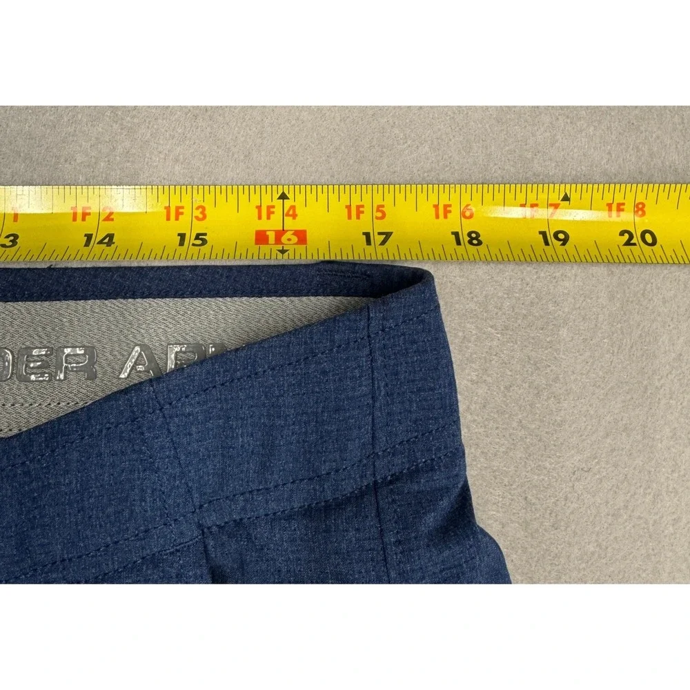 Under Armour Match‎ Play Golf Pants Mens 36/30 Blue Heather Performance Trousers